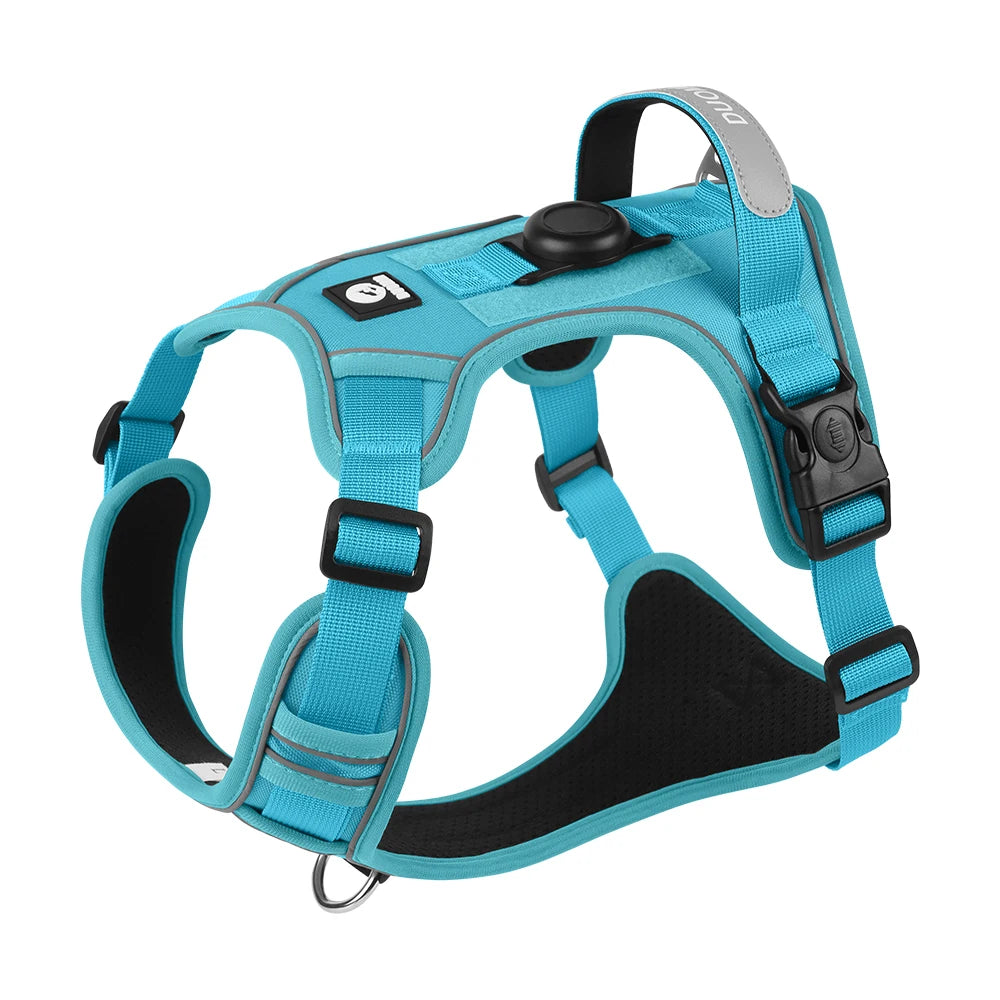 Reflective Dog Harness with AirTag Holder