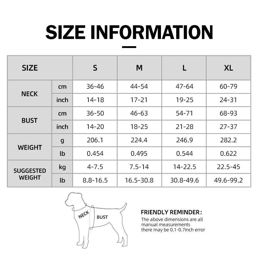 Reflective Dog Harness with AirTag Holder